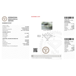 Diamante Certificato IGI   CT 0,31   F   VVS 2 2