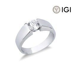 SOLITARIO CT 0,90 G VS2.   INCASSATURA BATTUTA