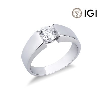 SOLITARIO 1CT  G VS2  INCASSATURA BATTUTA