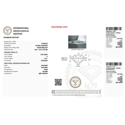Diamante Certificato IGI   CT 0,40   D   VVS 1 2