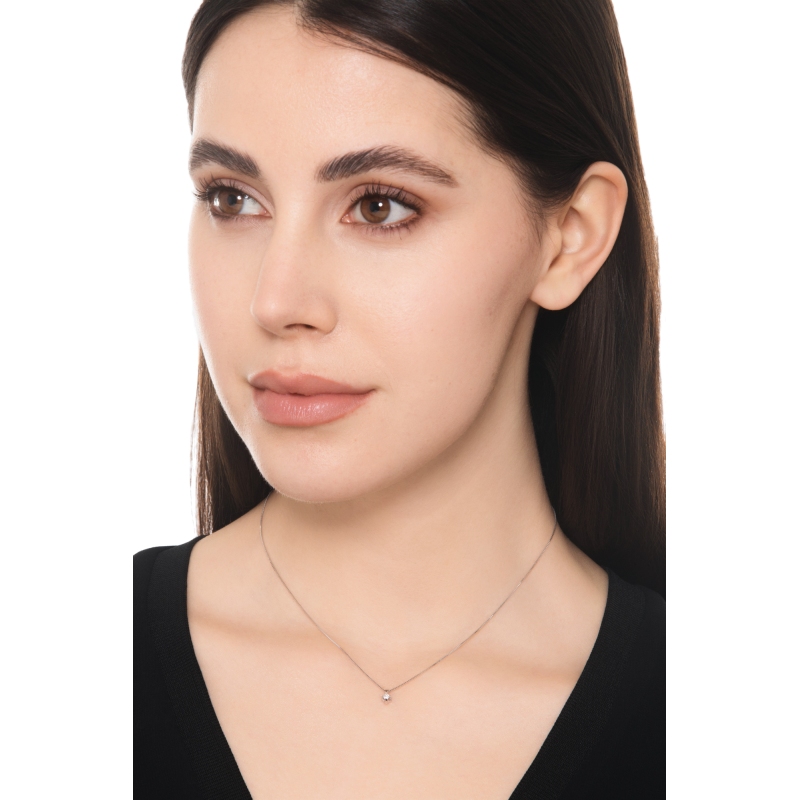 CIONDOLO PUNTO LUCE GRIFFE ROMBO SOTTILE