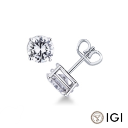 ORECCHINI PUNTO LUCE FILO 4 PUNTE ***CHIEDERE PREZZO IN SEDE***