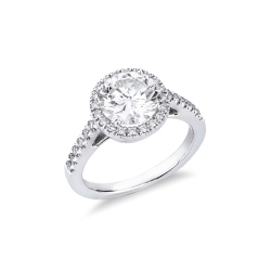 DIA 2.37ct J VVS2 IGI $571385969 mont. ANP13.Brill.contorno G VS###, pezzo unico