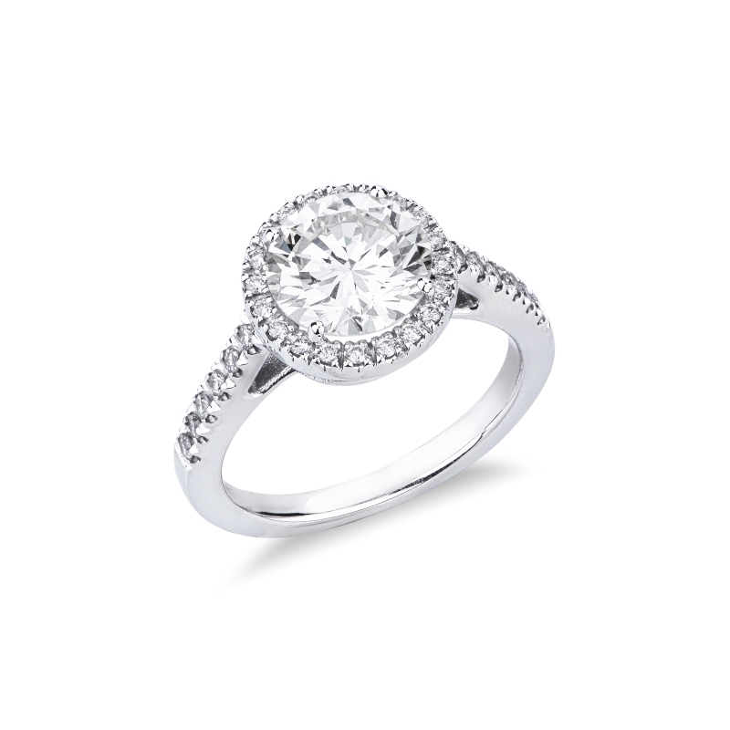 DIA 2.37ct J VVS2 IGI $571385969 mont. ANP13.Brill.contorno G VS###, pezzo unico