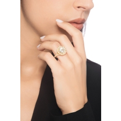 Solitaire ring in yellow gold 18k with certified IGI diamond, 0.40 ct 2