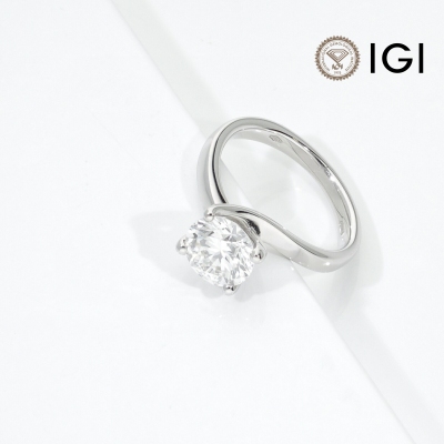 DIA 2.06CT E VS1 IGI$571385991 MONTATO SOLITARIO VALENTINO SO02, pezzo unico