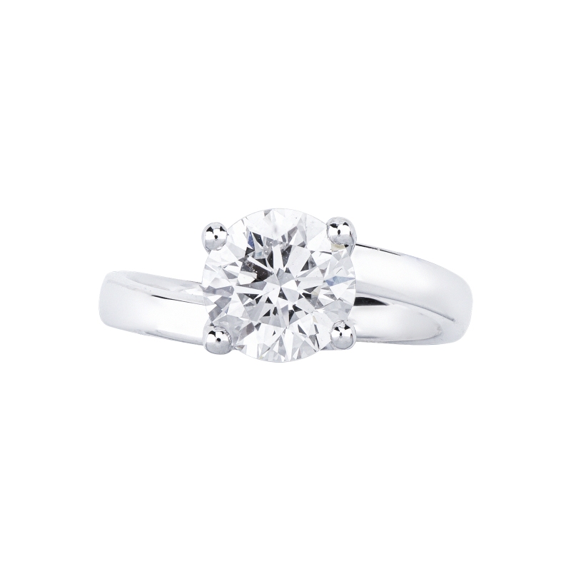 DIA 2.06CT E VS1 IGI$571385991 MONTATO SOLITARIO VALENTINO SO02, pezzo unico