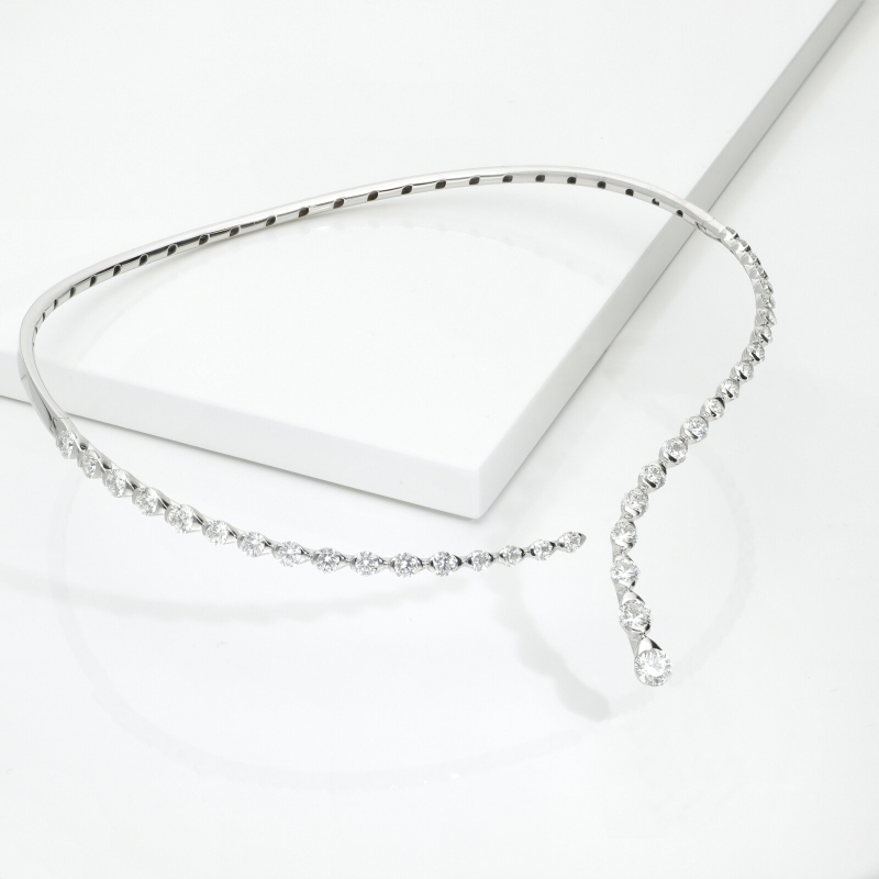 GIROCOLLO CHOKER CON BRILLANTI