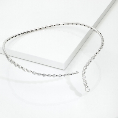 GIROCOLLO CHOKER CON BRILLANTI