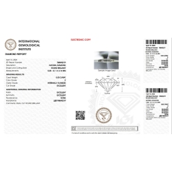 Diamante Certificato IGI   CT 0,50  E  IF 2