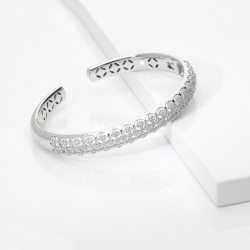 BRACCIALE RIGIDO CON BRILLANTI