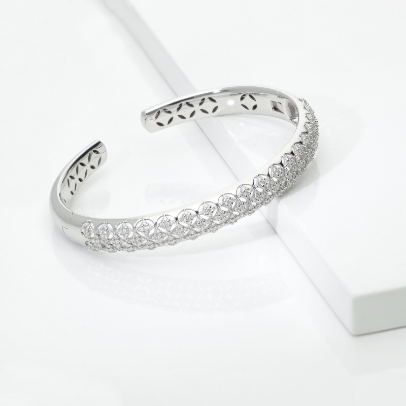 BRACCIALE RIGIDO CON BRILLANTI