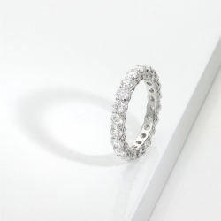 FEDE ETERNITY(TIPO TIFFANY)A FILO,MOD.6 BRILL.BIANCHI CT0,13 PER PIETRA.Vedi mis