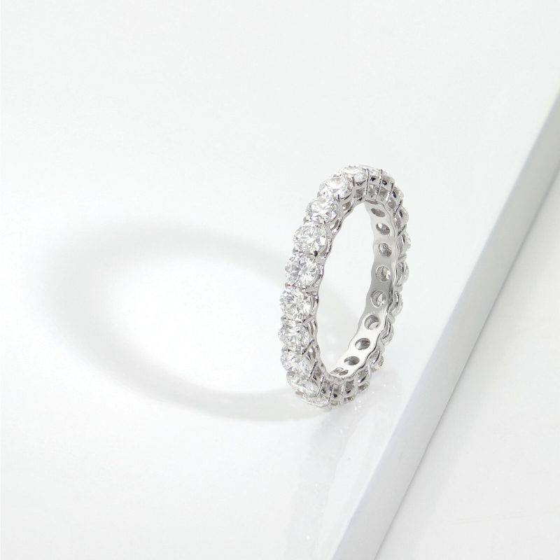 FEDE ETERNITY(TIPO TIFFANY)A FILO,MOD.6 BRILL.BIANCHI CT0,13 PER PIETRA.Vedi mis