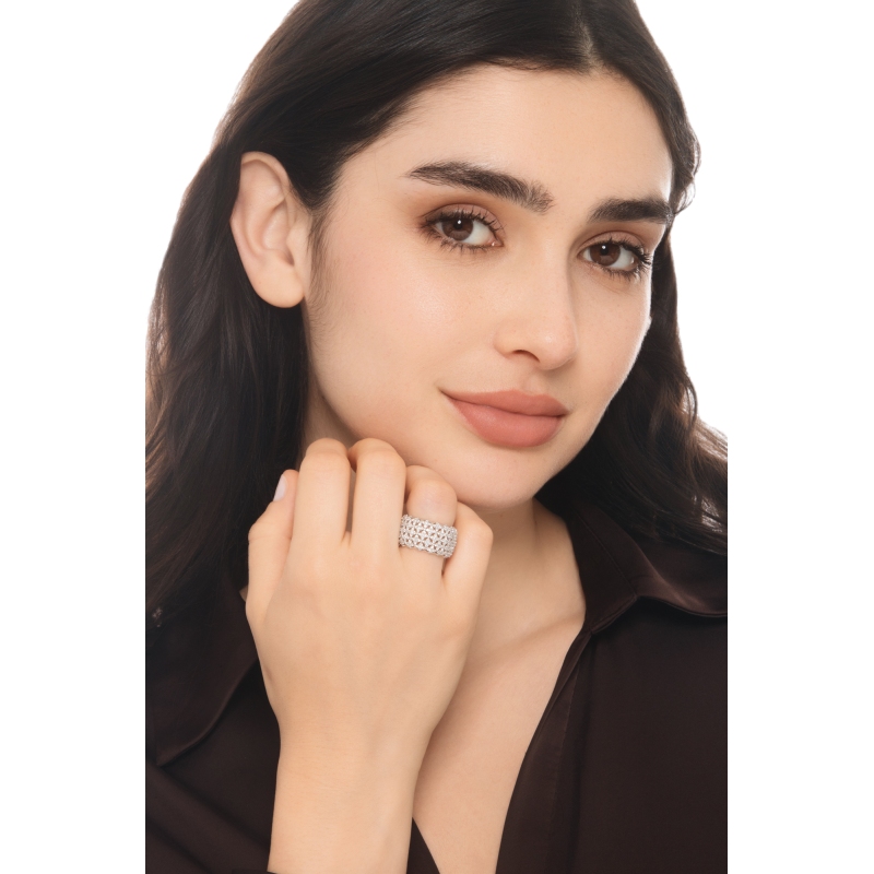 ANELLO FASCIA CON BRILLANTI