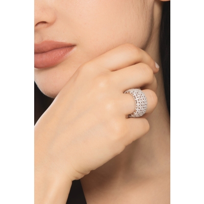 ANELLO FASCIA CON BRILLANTI