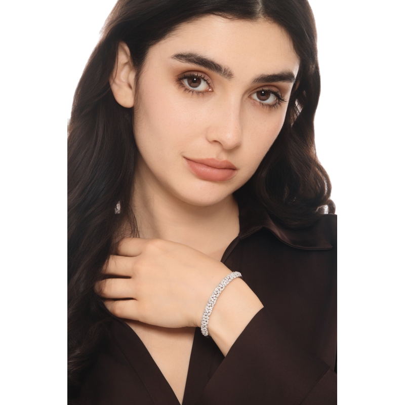 BRACCIALE RIGIDO CON FINTE NAVETTES