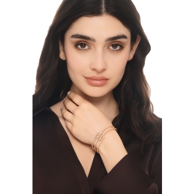 BRACCIALE SEMIRIGIDO CON BRILLANTI