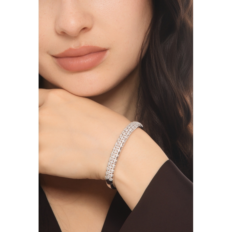 BRACCIALE RIGIDO CON BRILLANTI