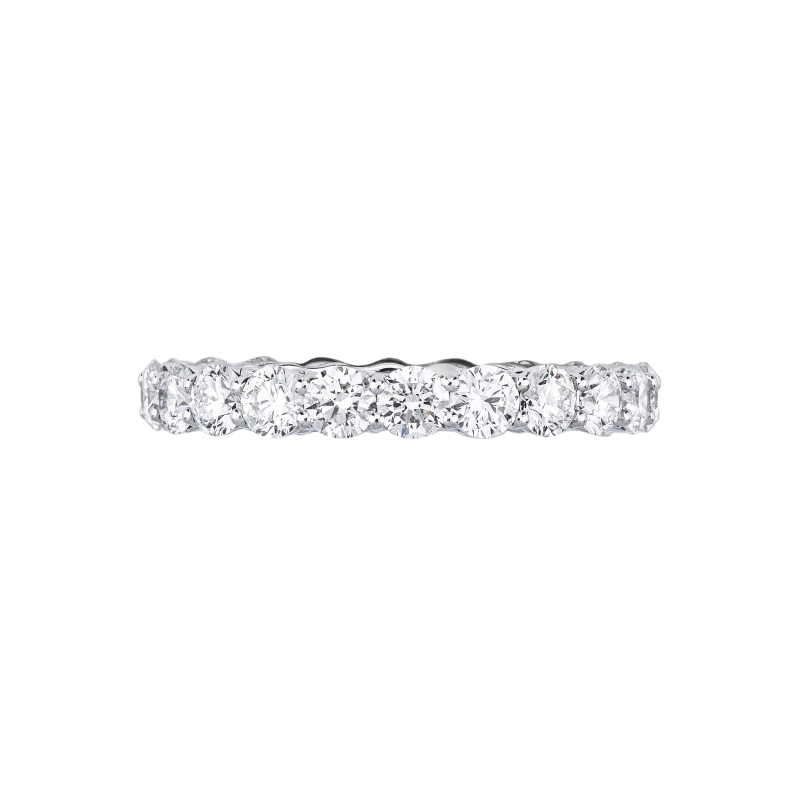 Eternity in oro bianco 750 con diamanti