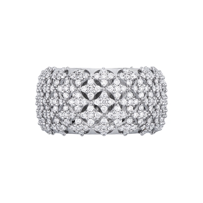 ANELLO FASCIA CON BRILLANTI
