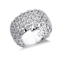 ANELLO FASCIA CON BRILLANTI