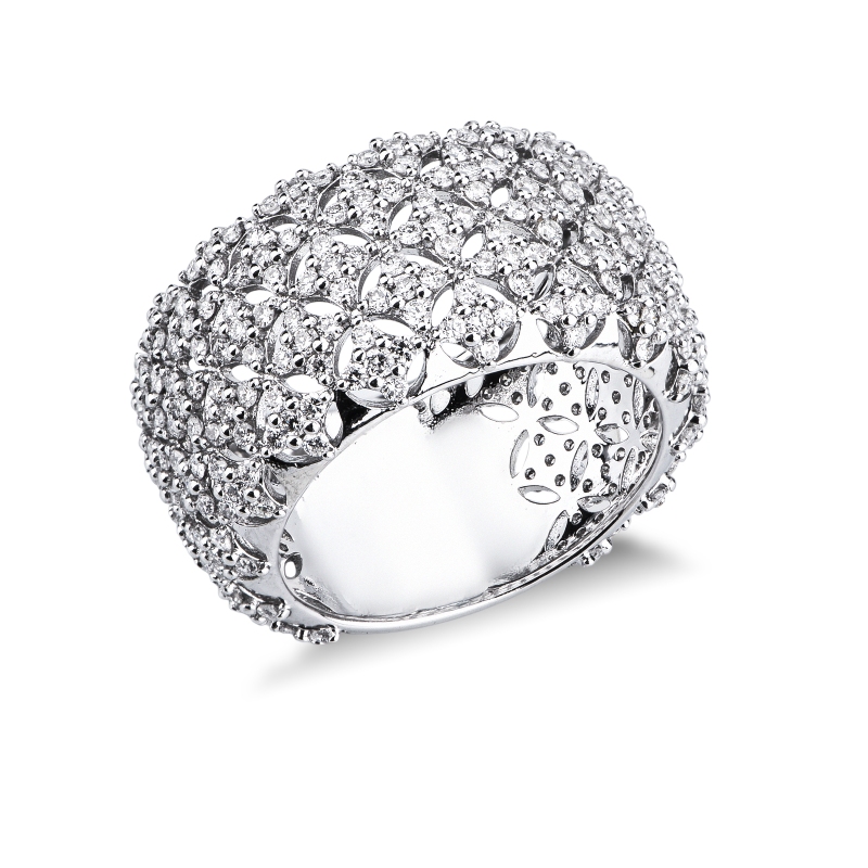 ANELLO FASCIA CON BRILLANTI