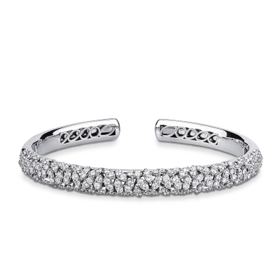 BRACCIALE RIGIDO CON FINTE NAVETTES