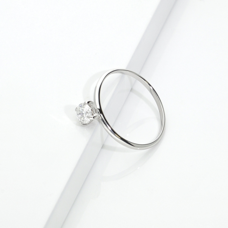 Anello da proposta Meraviglia in oro bianco 18k con diamante da 0,40 ct