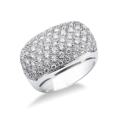 ANELLO FASCIA OVALE CON BRILL