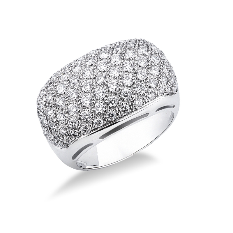ANELLO FASCIA OVALE CON BRILL