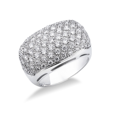 ANELLO FASCIA OVALE CON BRILL
