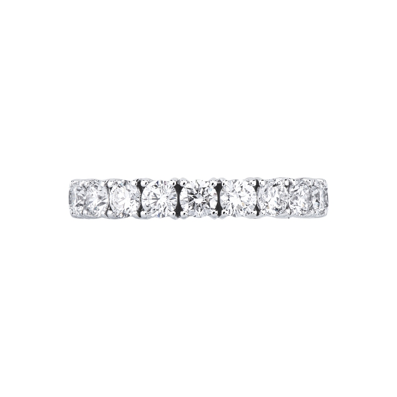 Fede eternity in oro bianco 18k con diamanti