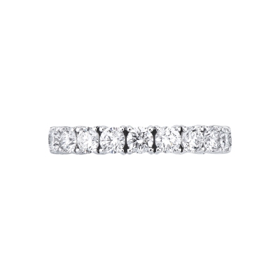 Fede eternity in oro bianco 18k con diamanti