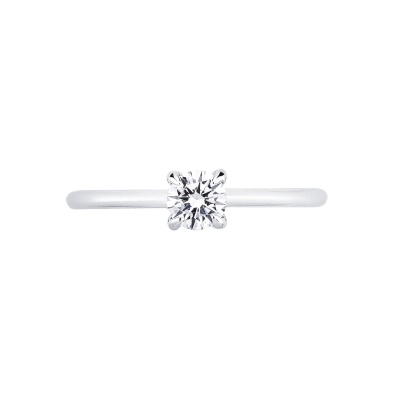 Anello da proposta Meraviglia in oro bianco 18k con diamante da 0,40 ct