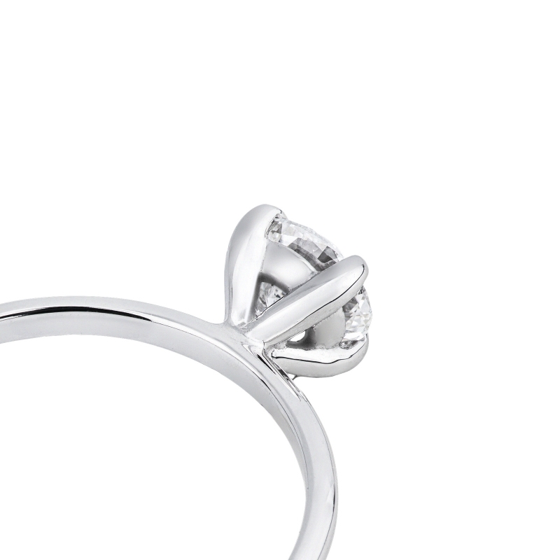 Anello di fidanzamento Meraviglia oro bianco 18k con diamante 0.70 ct