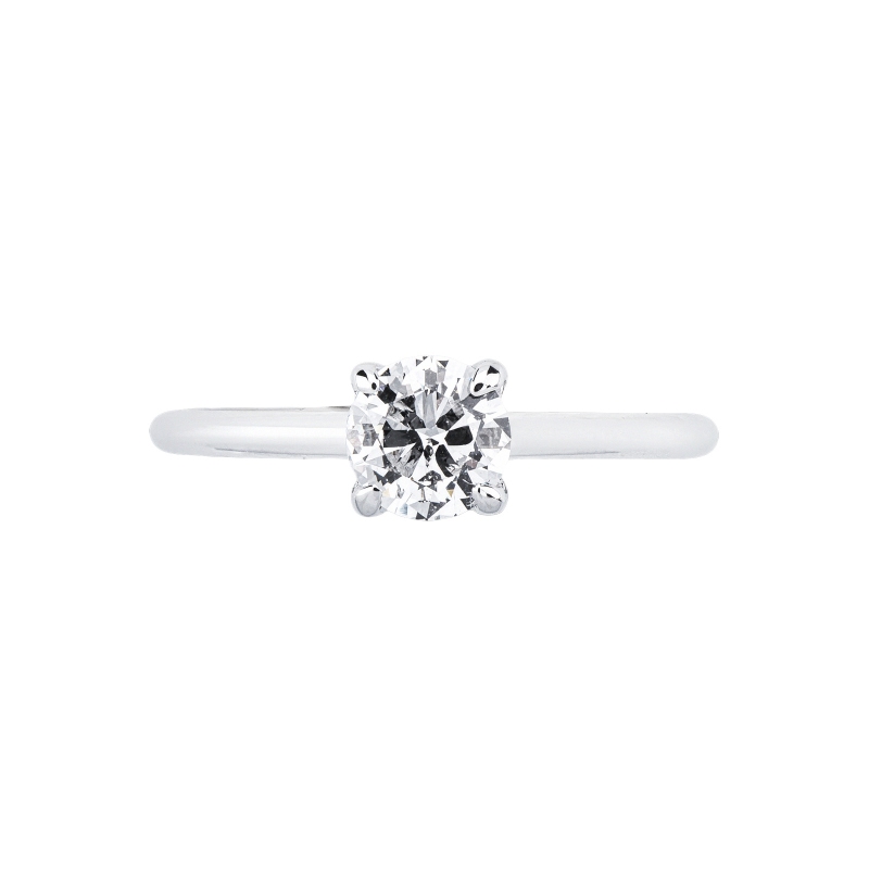 Anello di fidanzamento Meraviglia oro bianco 18k con diamante 0.70 ct