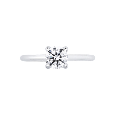 Anello fidanzamento Meraviglia oro bianco 18k diamante 0.90 ct
