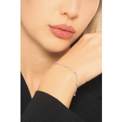 Segment Bracelet 18k White Gold with Diamond  2