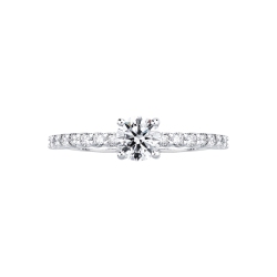 Anello fidanzamento Magia in oro bianco 18k 0,70 ct 2