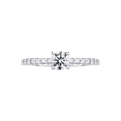 Anello fidanzamento Magia in oro bianco 18k 0,70 ct