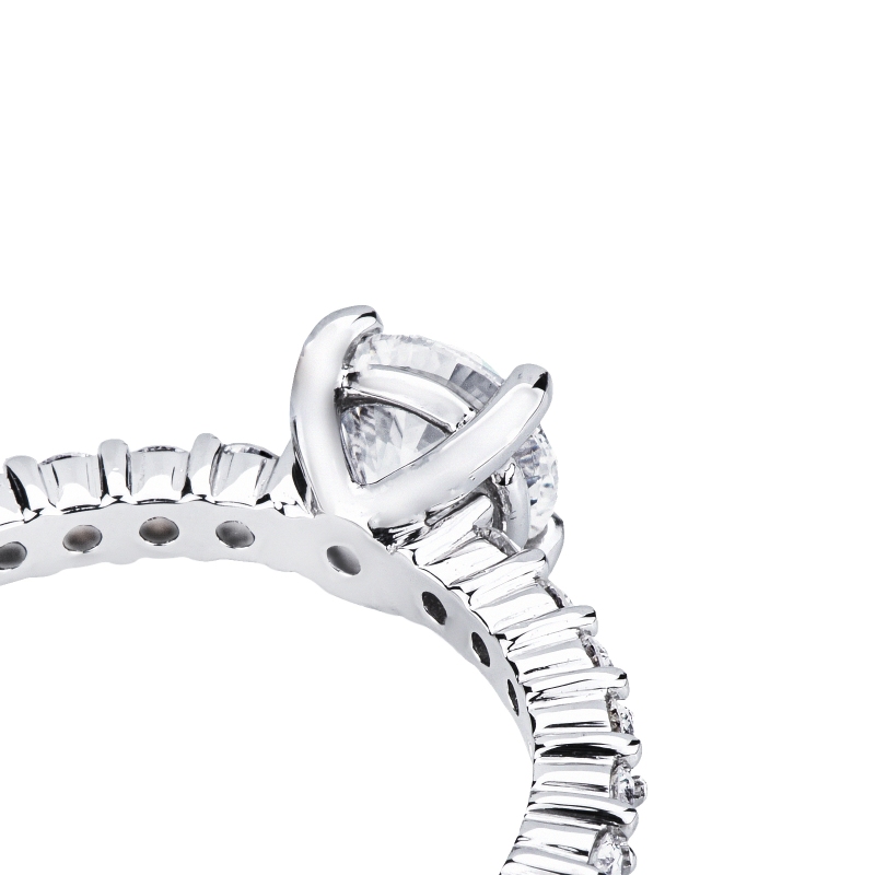 Anello fidanzamento Magia 1 carato oro bianco
