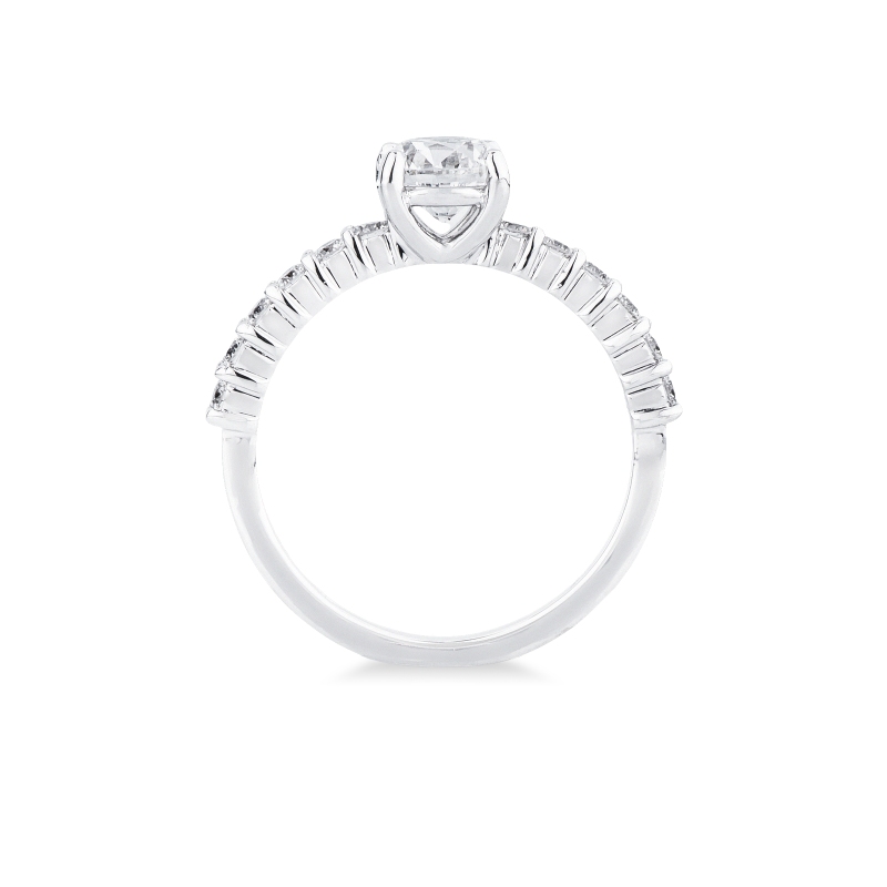 Anello fidanzamento Magia 1 carato oro bianco