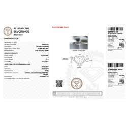 DIA 0.50CT E VS2 IGI$835679103 2