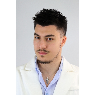 Fancy style cross pendant with diamonds