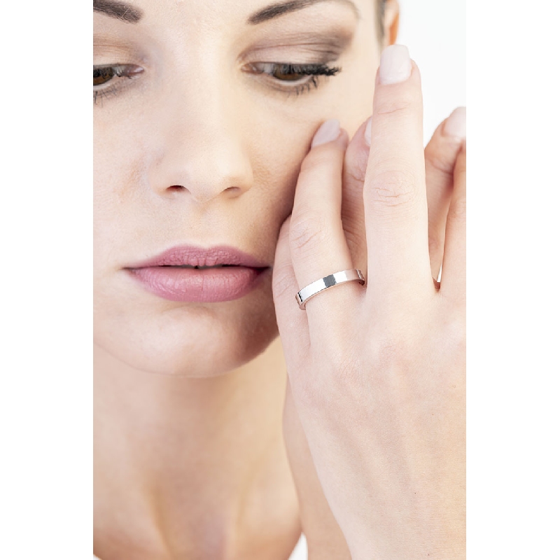 Fede Unoaerre in oro bianco 18k