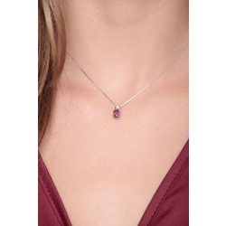 Ruby and diamond pendant 2