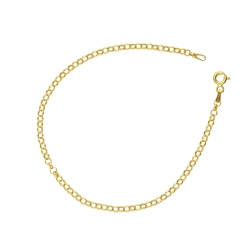 Bracciale in oro giallo 18k, cm 19