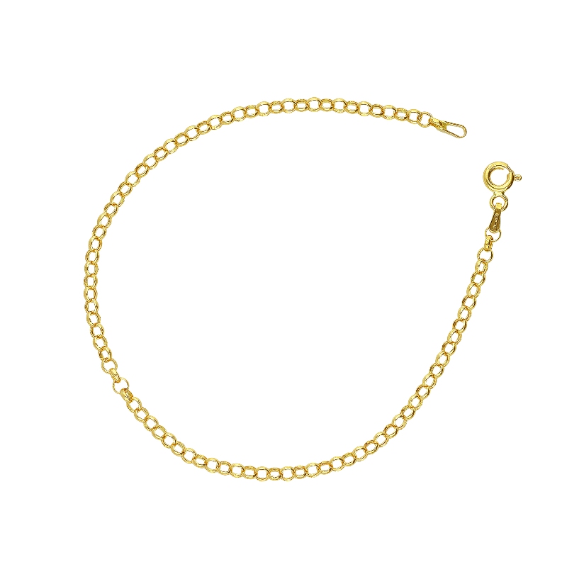 Bracciale in oro giallo 18k, cm 19.