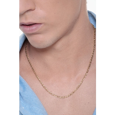 Collana traversino in oro giallo 18k, 50 cm